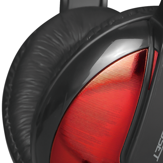 AUDIFONO GAMING XTRIKE ME C/MIC NEGRO/ROJO 3.5 AUX-2