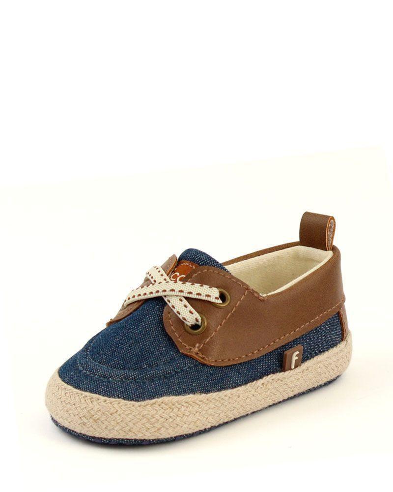 Zapato Mocasín Cordón Bebé Soft Niño Ficcus-0