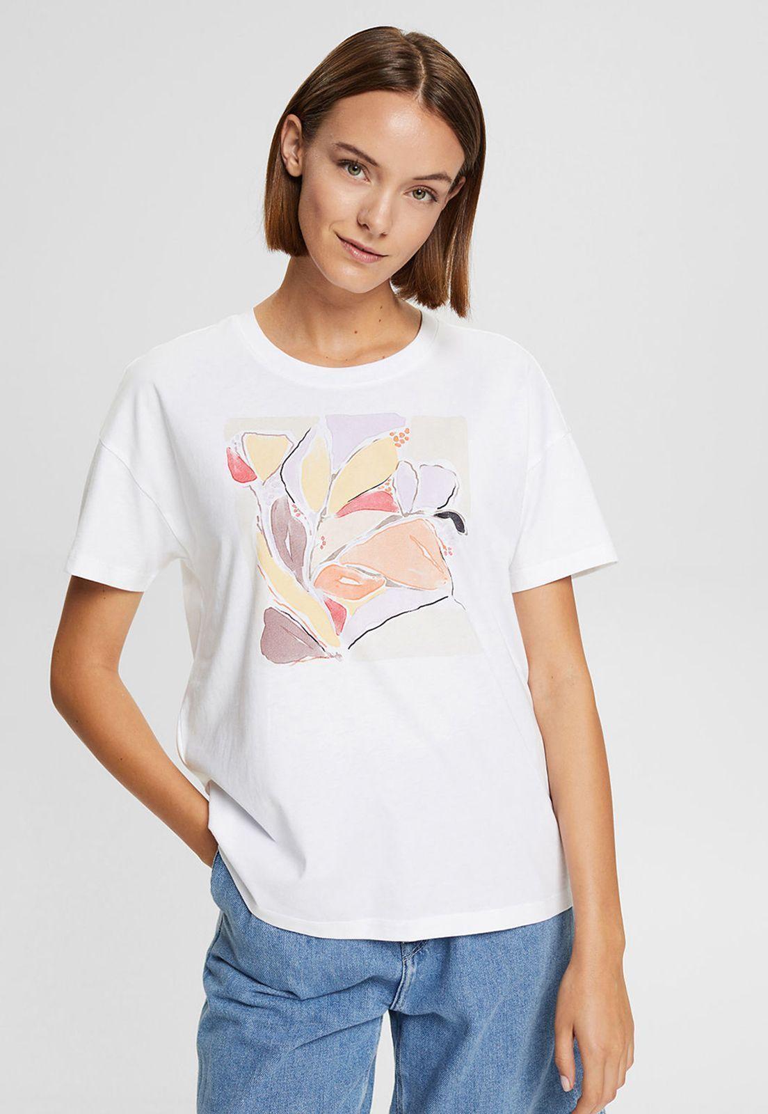 Polera Estampada Esprit-0