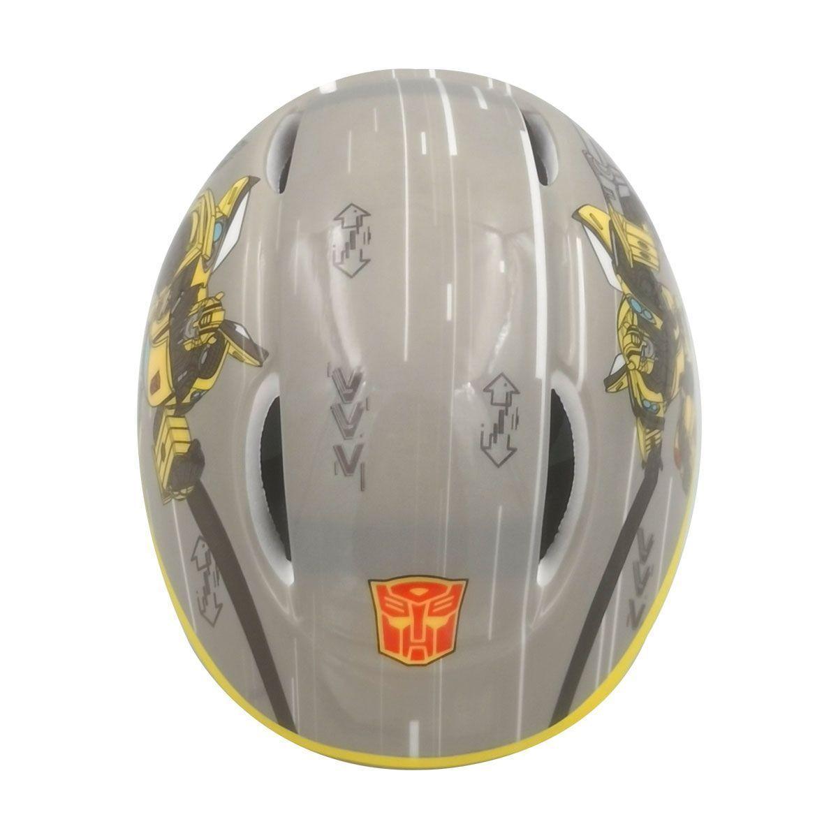 CASCO 3D BICICLETA NIÑOS - TRANSFORMERS - BUMBLEBEE - FUNDA PELUCHE - KEYRIDERS-2
