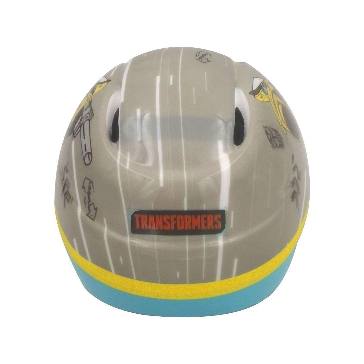 CASCO 3D BICICLETA NIÑOS - TRANSFORMERS - BUMBLEBEE - FUNDA PELUCHE - KEYRIDERS-3