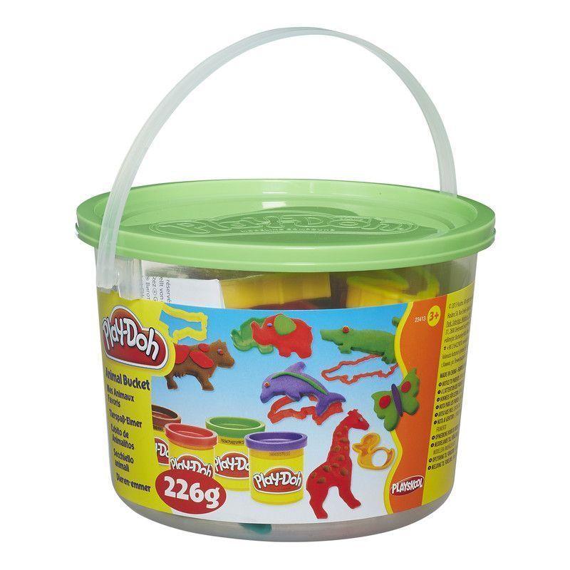 Masas y Plastilinas Play-Doh Mini Cubo de Animales-2