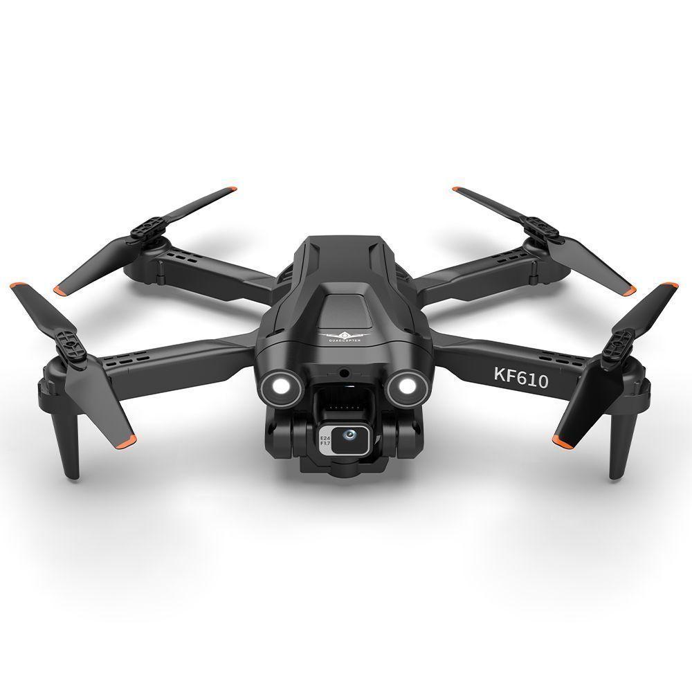 Drone Kf-610 Cámara Dual 3 Baterias Anti-obstáculos Giro 360 v2023 Black-0