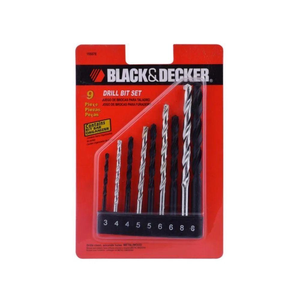 Juego 9 Pzas Hss/Concr. 3  15557E Black And Decker-0