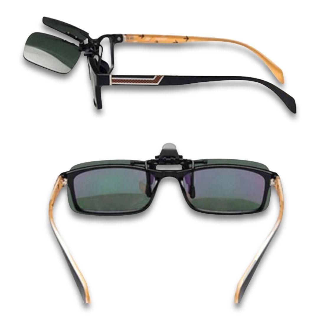 LENTES POLARIZADO SOBREPUESTO DE CLIP USO DE DIA  AJ29-3