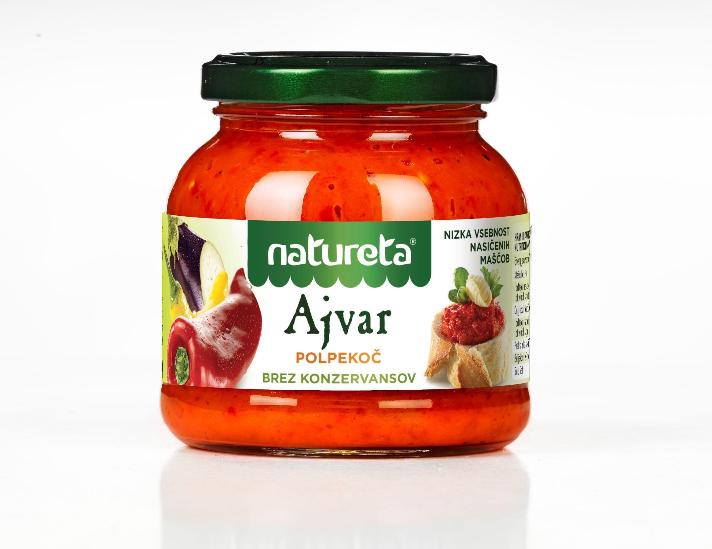 Salsa de pimentón AJVAR Semi Picante NATURETA 290gr-0