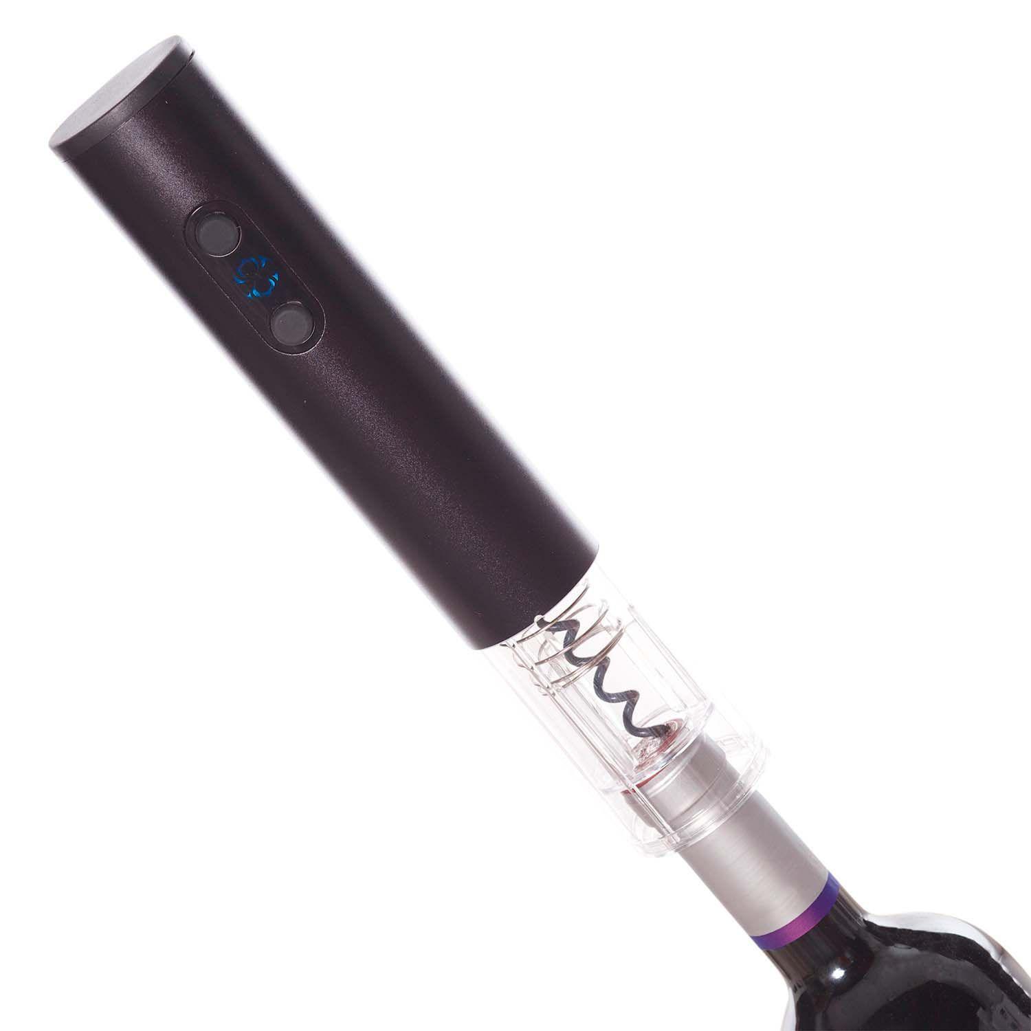 SACACORCHOS ELÉCTRICO RECARGABLE NEGRO-0