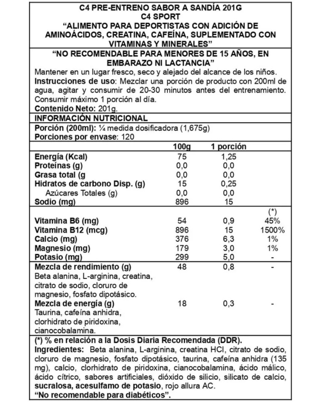 Cellucor C4 Sport Pre Workout 30 serv WATERMELON-1