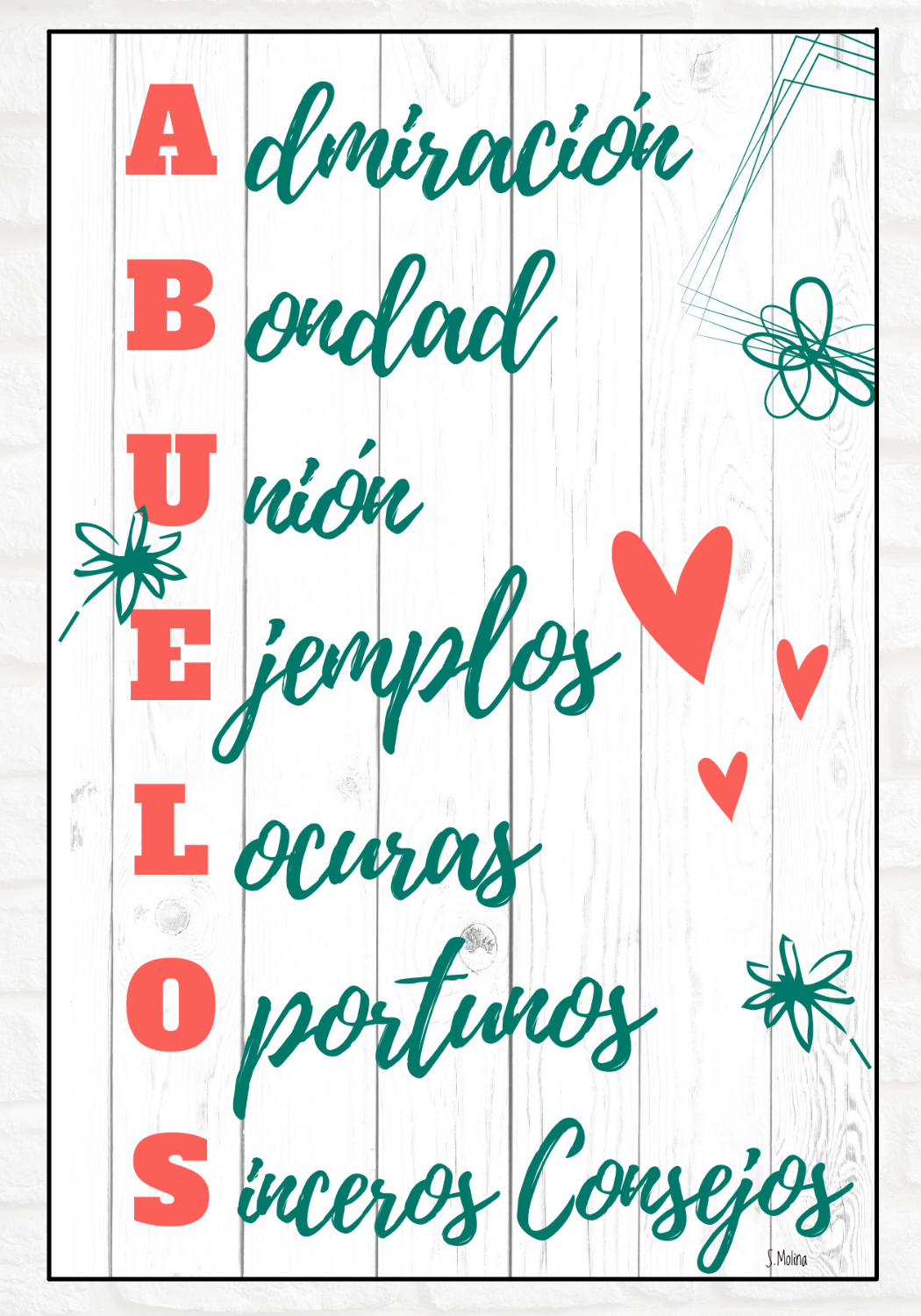 CUADRO DE MADERA "ABUELOS SIGNIFICADO"-2