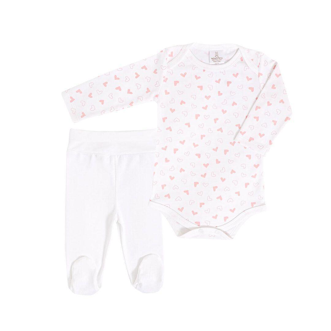 CONJUNTO ALGODÓN PERUANO - BODY & PANTALÓN BABY LOVE-0