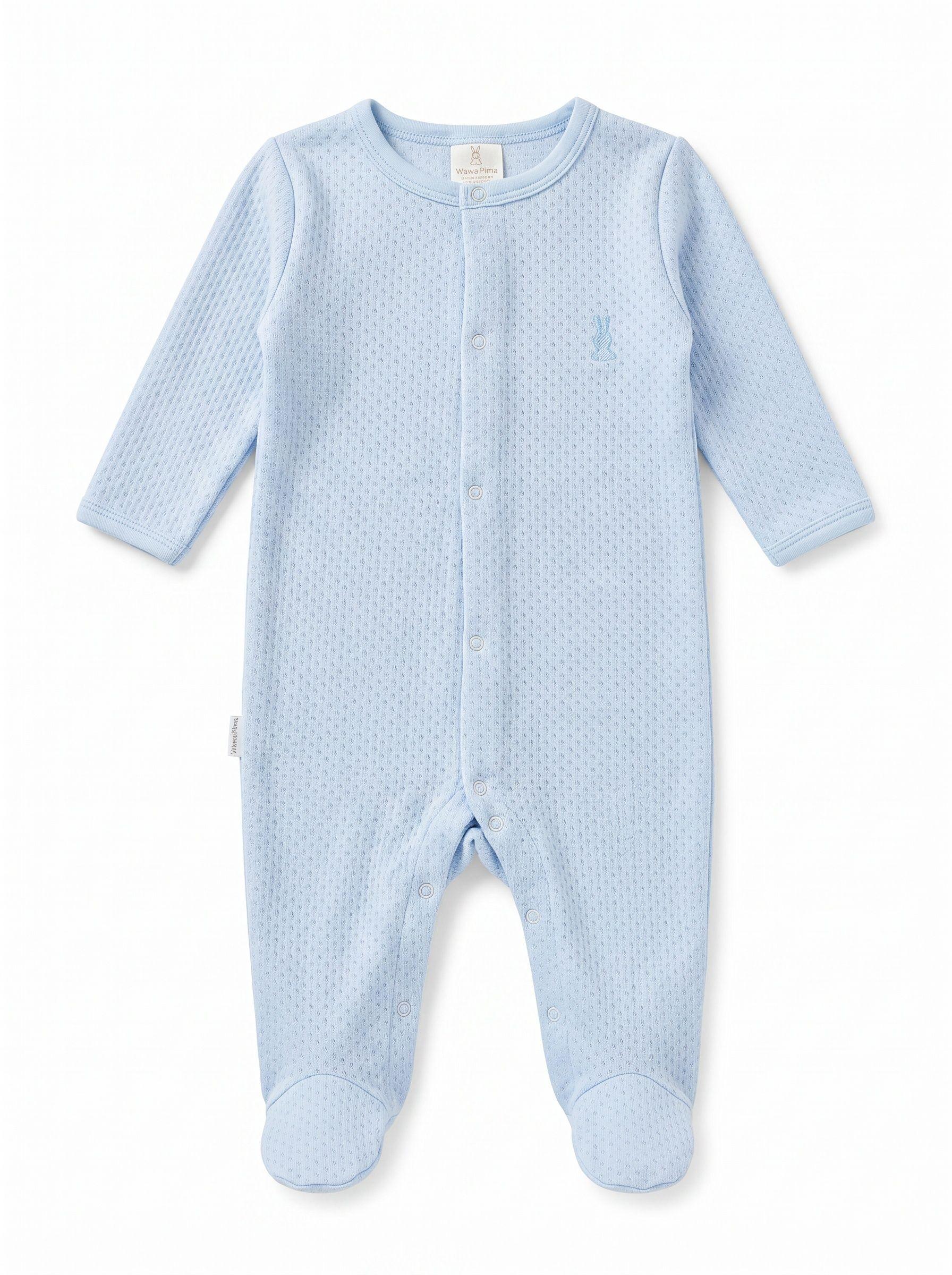 Pijama Enterito Bebe Premium Algodon Pima Peruano Con Patita-0
