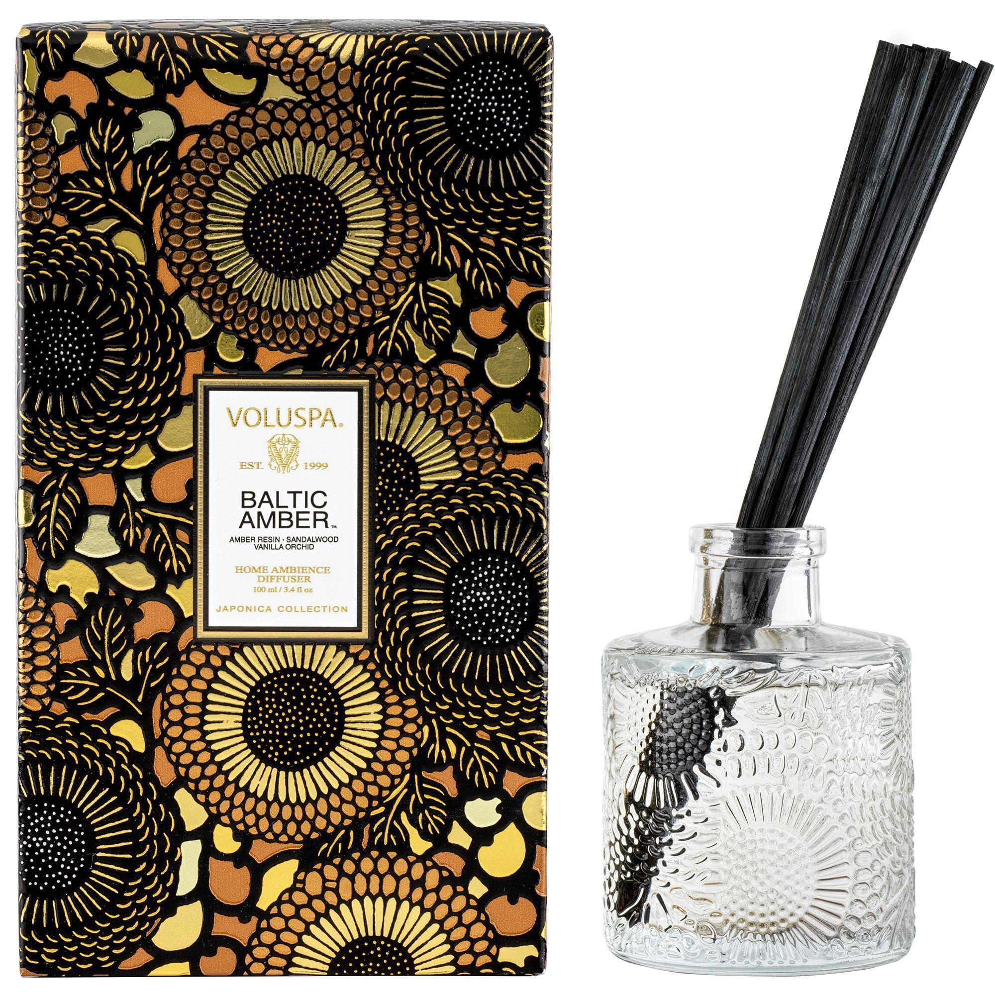 DIFUSOR DE VARILLAS AROMA BALTIC AMBER 100 ML-0