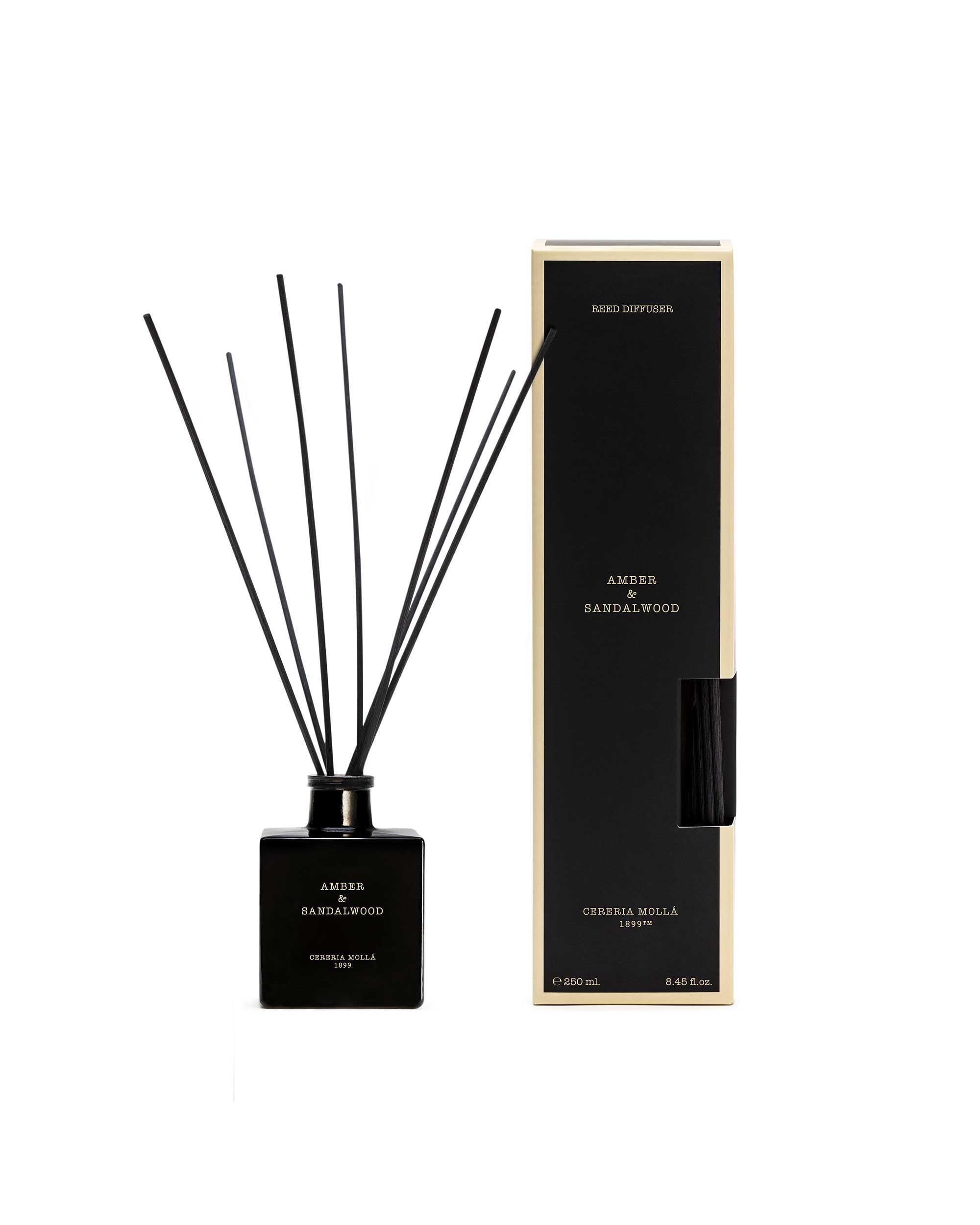 DIFUSOR DE VARILLAS AROMA AMBER & SANDALWOOD 100 ML-1