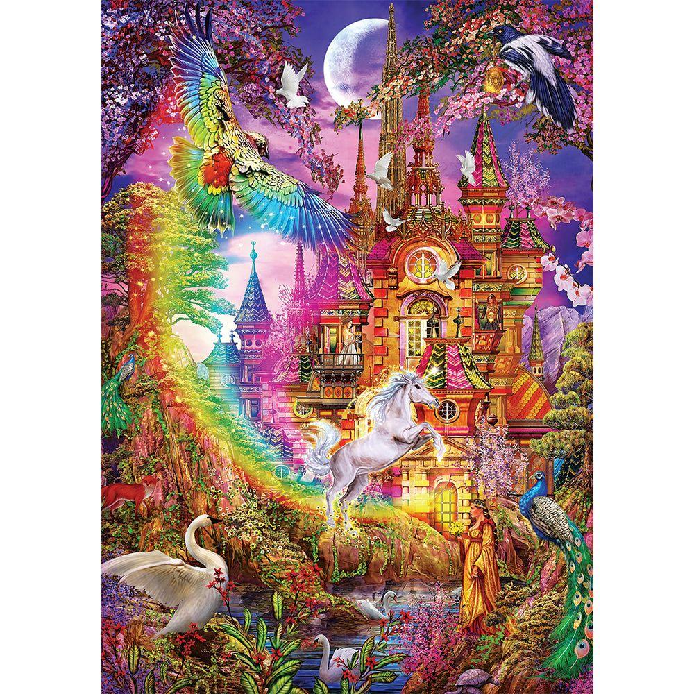 Puzzle 500 piezas - Rainbow Castle-1