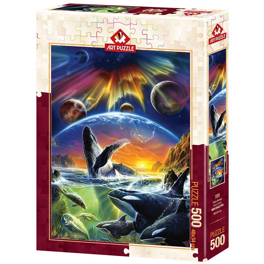 Puzzle 500 piezas - Orca Aurora-0