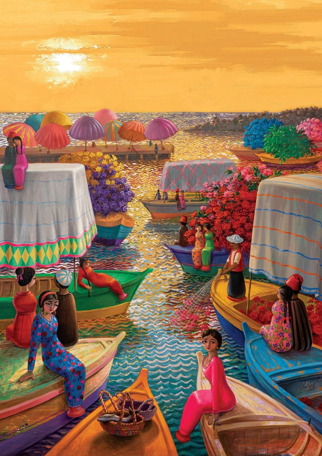 Puzzle 1000 piezas - Port of Flower-1
