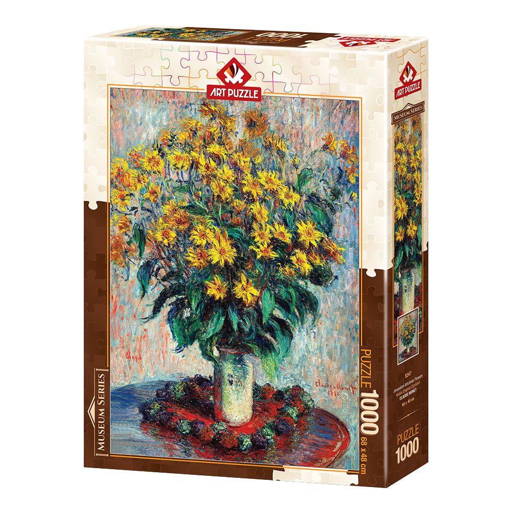 Puzzle 1000 piezas - Jerusalem Artichoke Flowers by Claude Monet-0