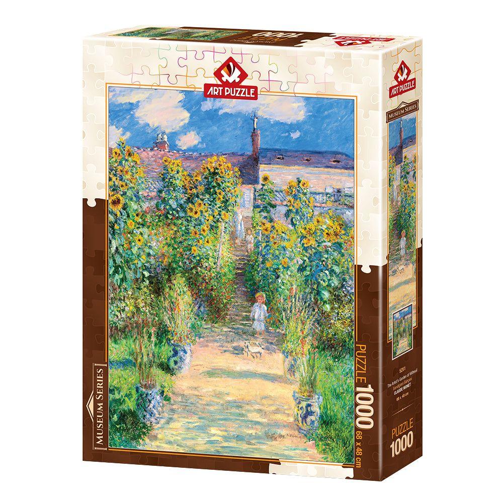 Puzzle 1000 piezas - Claude Monet, The Artist's Garden at Vétheuil, 1881-0