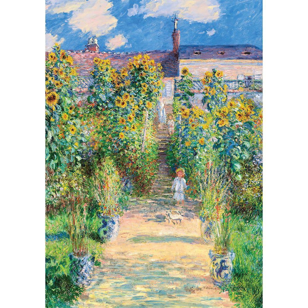 Puzzle 1000 piezas - Claude Monet, The Artist's Garden at Vétheuil, 1881-1