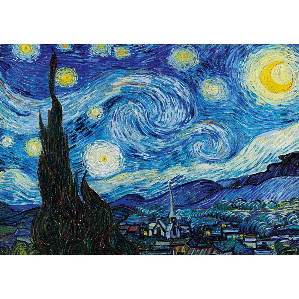 Puzzle 1000 piezas - The Starry Night, 1889-1