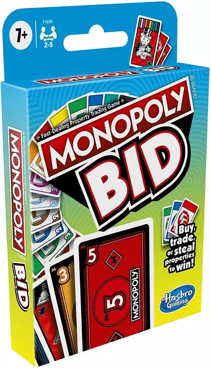Monopoly Bid Game - Juego De Mesa - Español-0