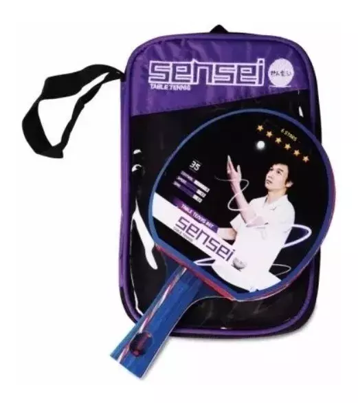 Paleta Sensei 6 Estrellas Ping Pong Tenis De Mesa -0