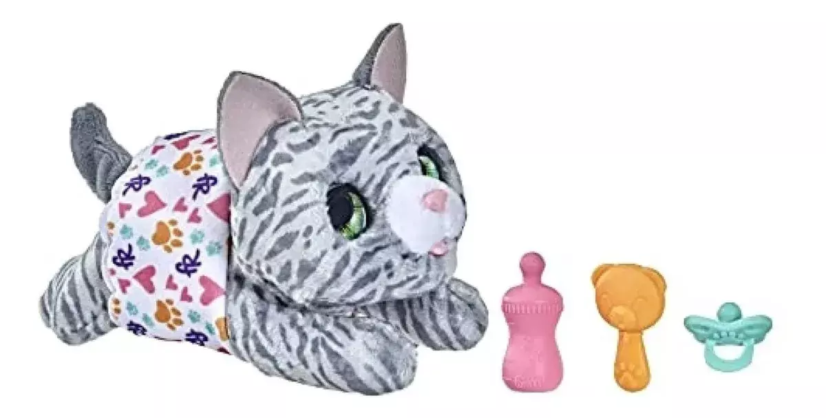 Peluche Furreal Newborns Interactivo - Gatito -1