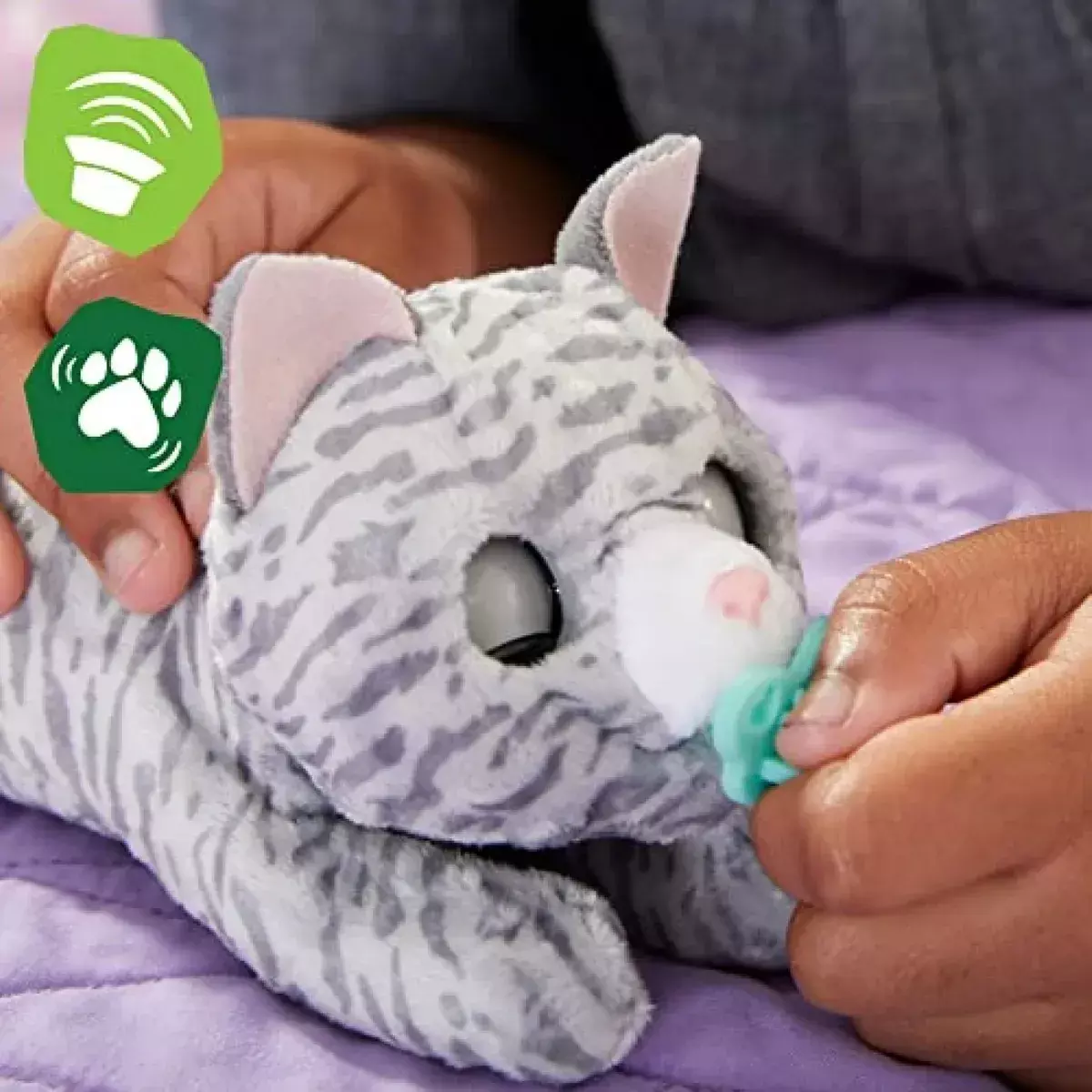 Peluche Furreal Newborns Interactivo - Gatito -2