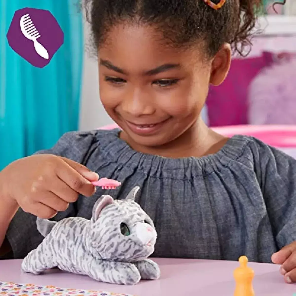 Peluche Furreal Newborns Interactivo - Gatito -3