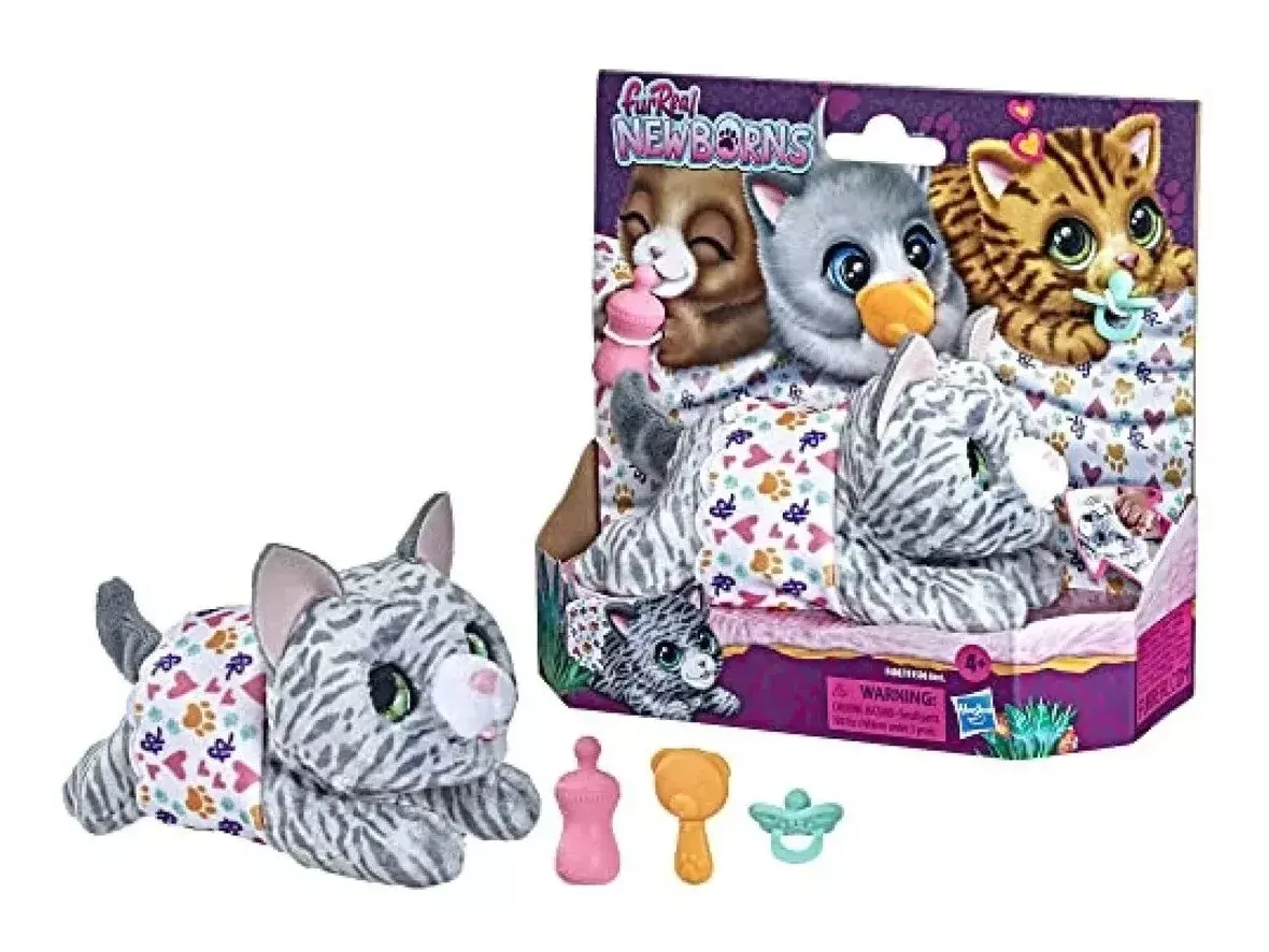Peluche Furreal Newborns Interactivo - Gatito -0