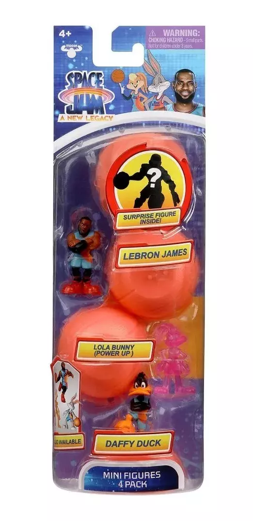 Figura Space Jam 4 Pack Lebron P Lucas Lola -0