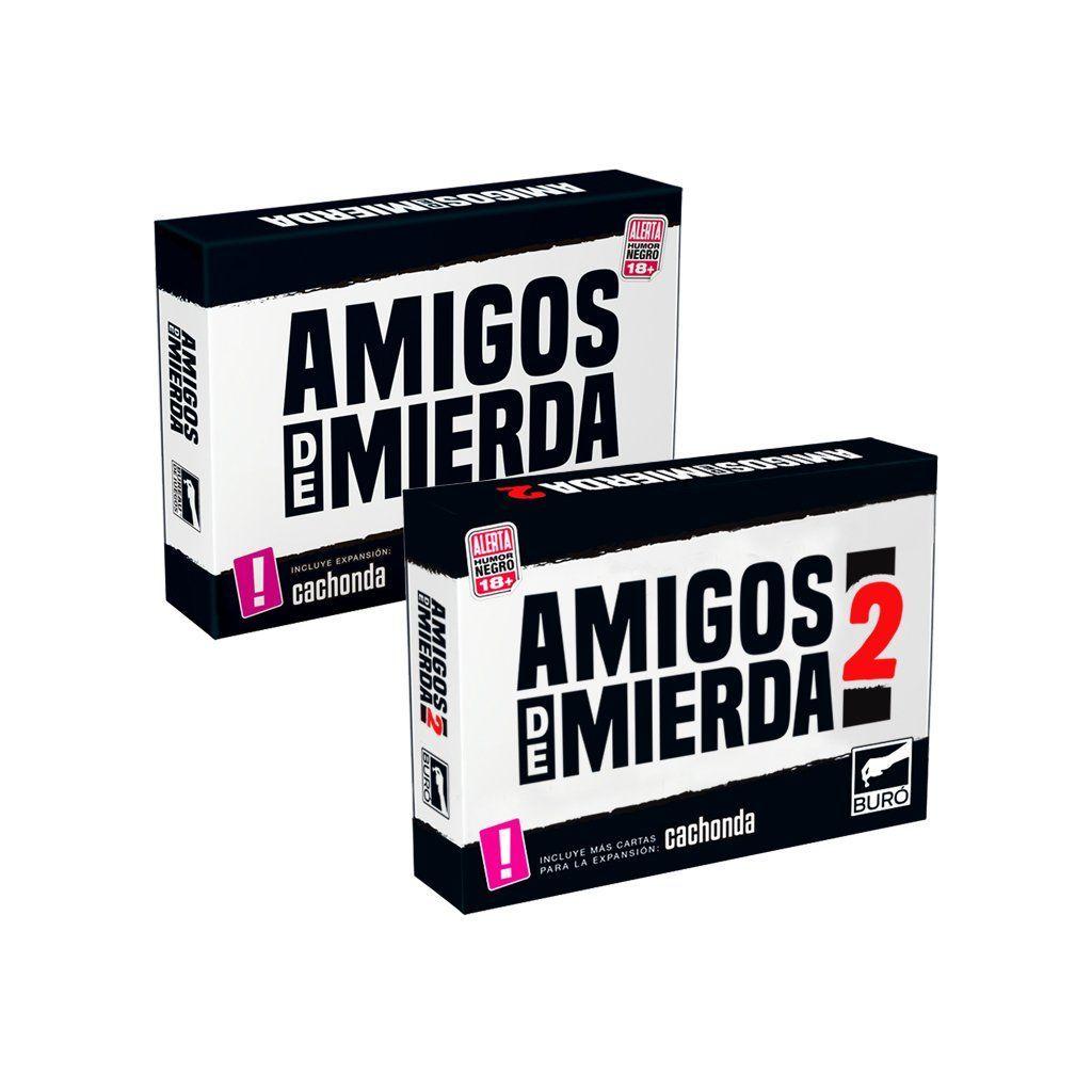 Pack Amigos De Mierda 1 Y 2 Juego Cartas - Español-0