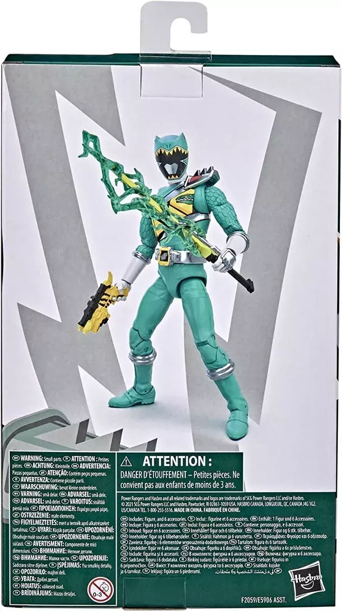 Figura Power Rangers Lightning Collection - Dino Char Green-2