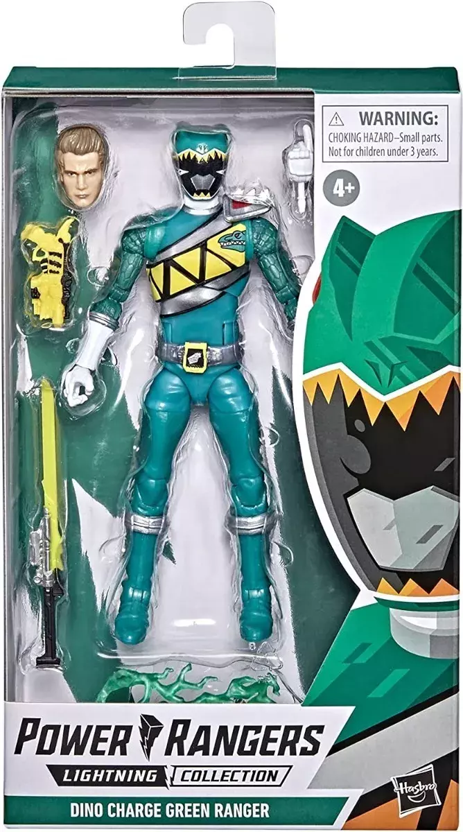 Figura Power Rangers Lightning Collection - Dino Char Green-0