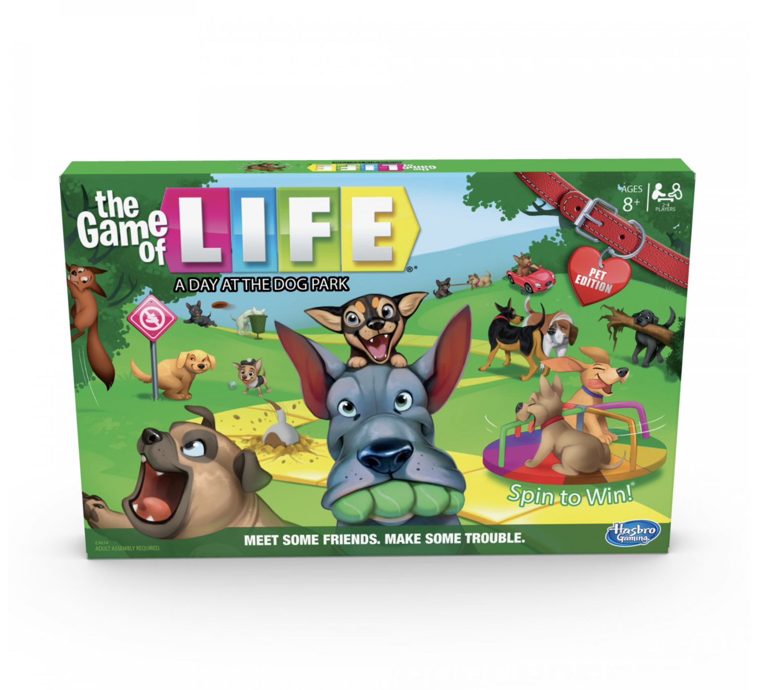 Life Un Dia En El Parque Para Perros - Juego Mesa - Hasbro-0