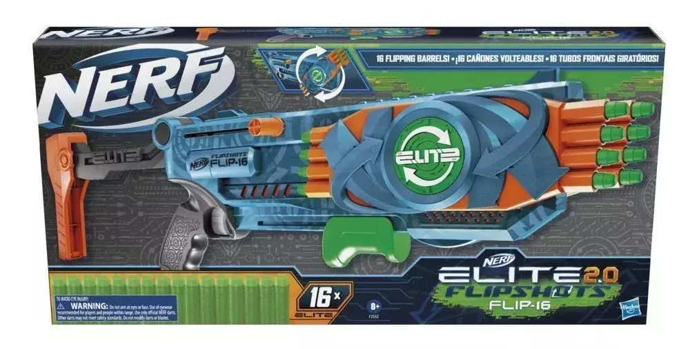 Nerf Elite 2.0 Flipshots Flip-16 - Lanzador Dardos-1