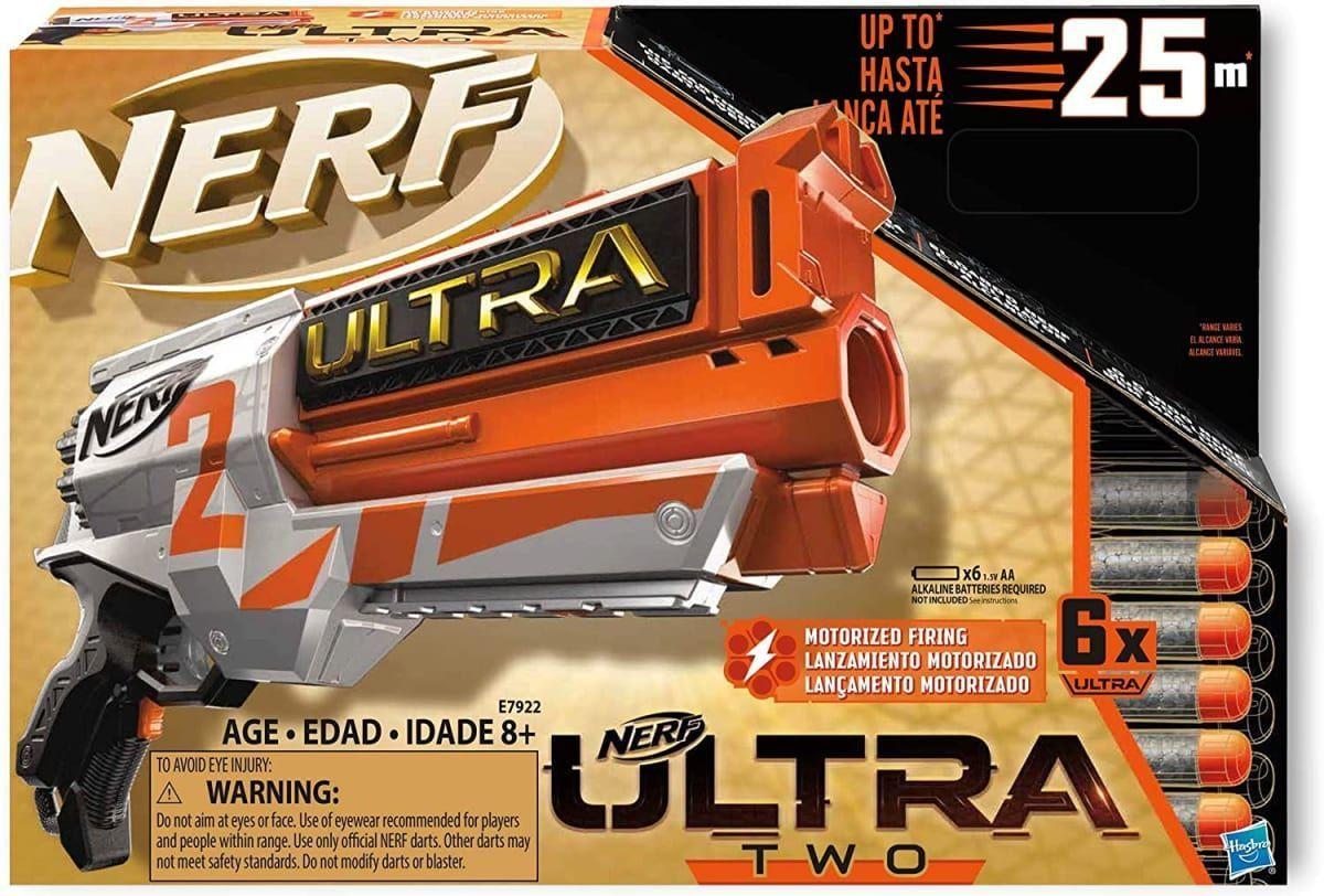 Nerf Ultra Two Lanzador Recarga Rápida Motorizado-0