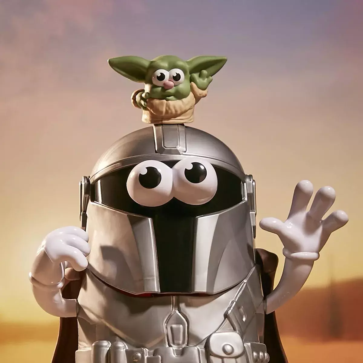 Cara De Papa Star Wars Mandalorian Y The Child-3