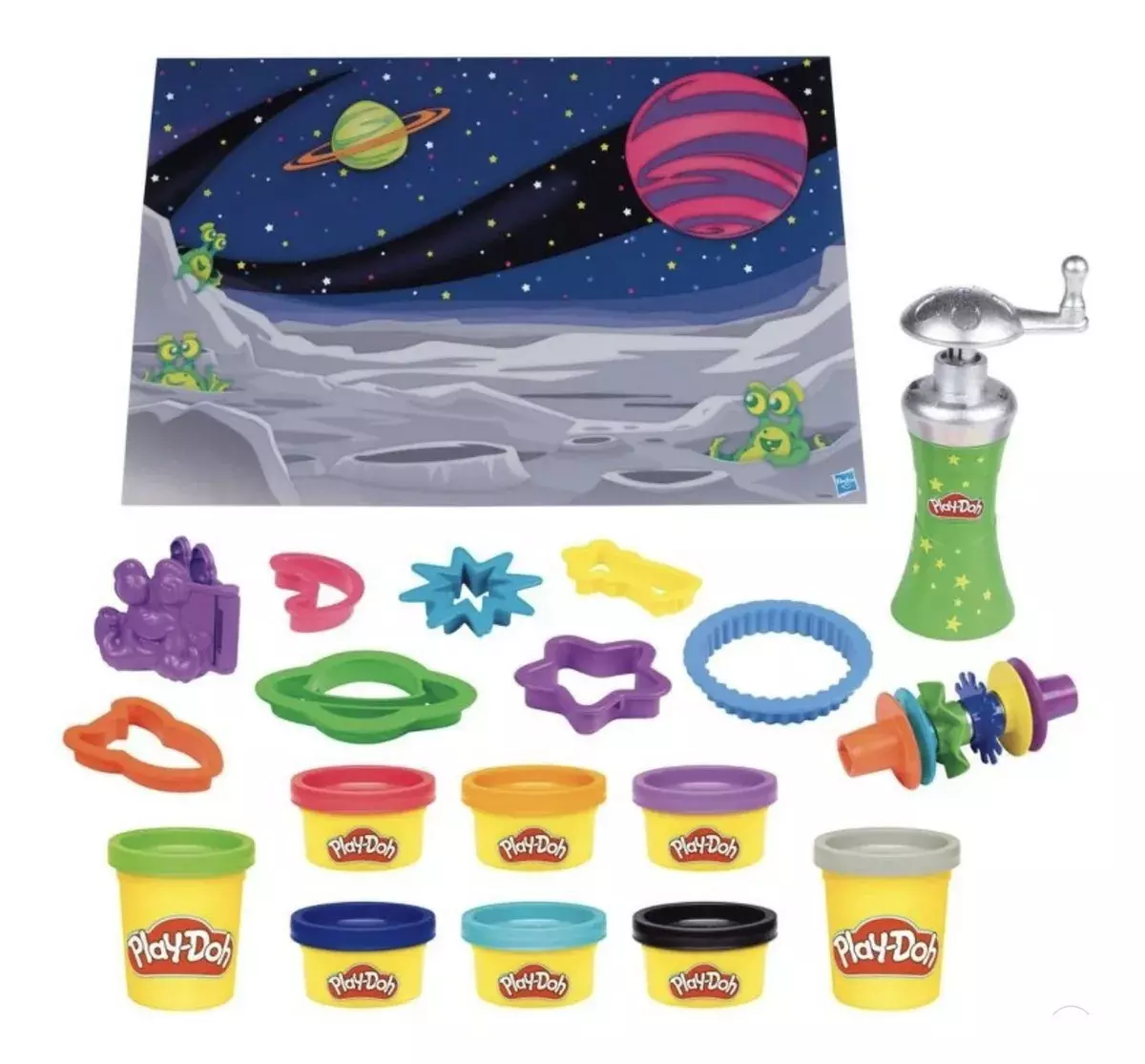 Play Doh Set Estrellas Espaciales Galaxias 8 Masa-2