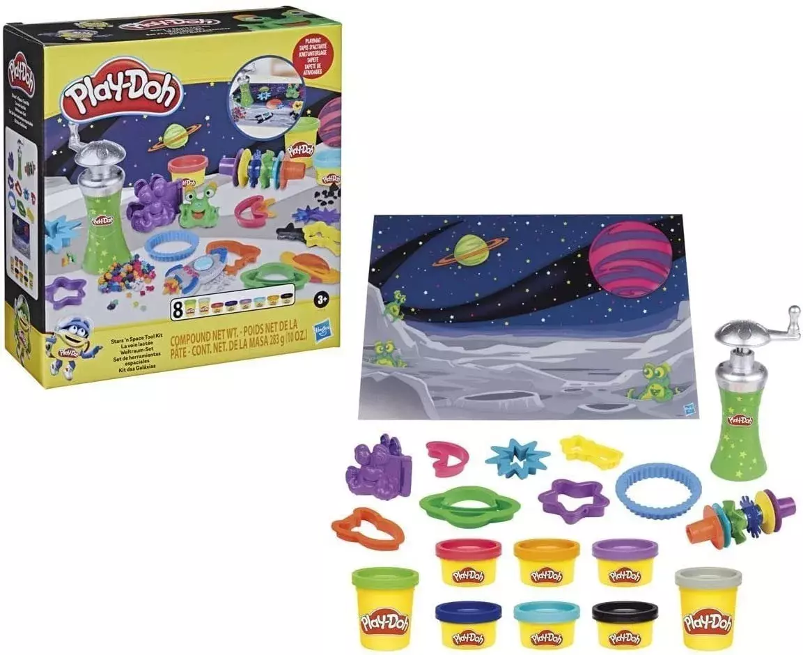 Play Doh Set Estrellas Espaciales Galaxias 8 Masa-3
