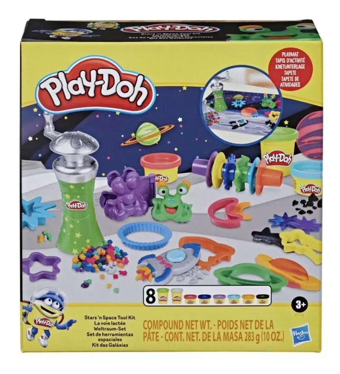 Play Doh Set Estrellas Espaciales Galaxias 8 Masa-0