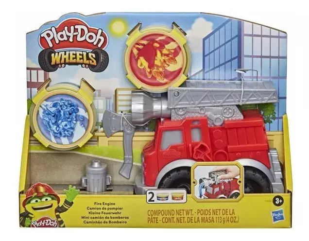 Play Doh Wheels Mini Camion De Bomberos-0