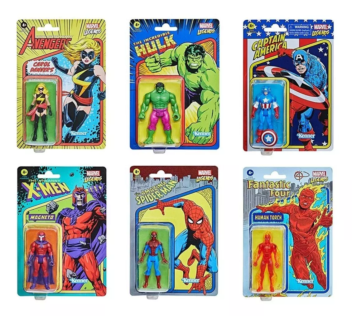 Marvel Legends - Pack 6 Figuras Retro Recollect-0