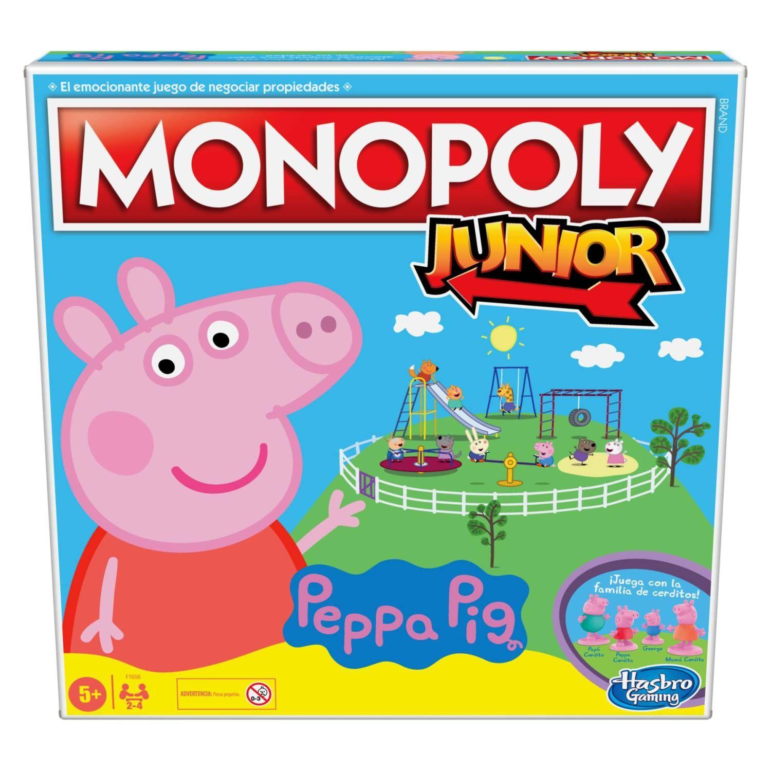 Monopoly Junior Peppa Pig - Juego De Mesa - Español-0