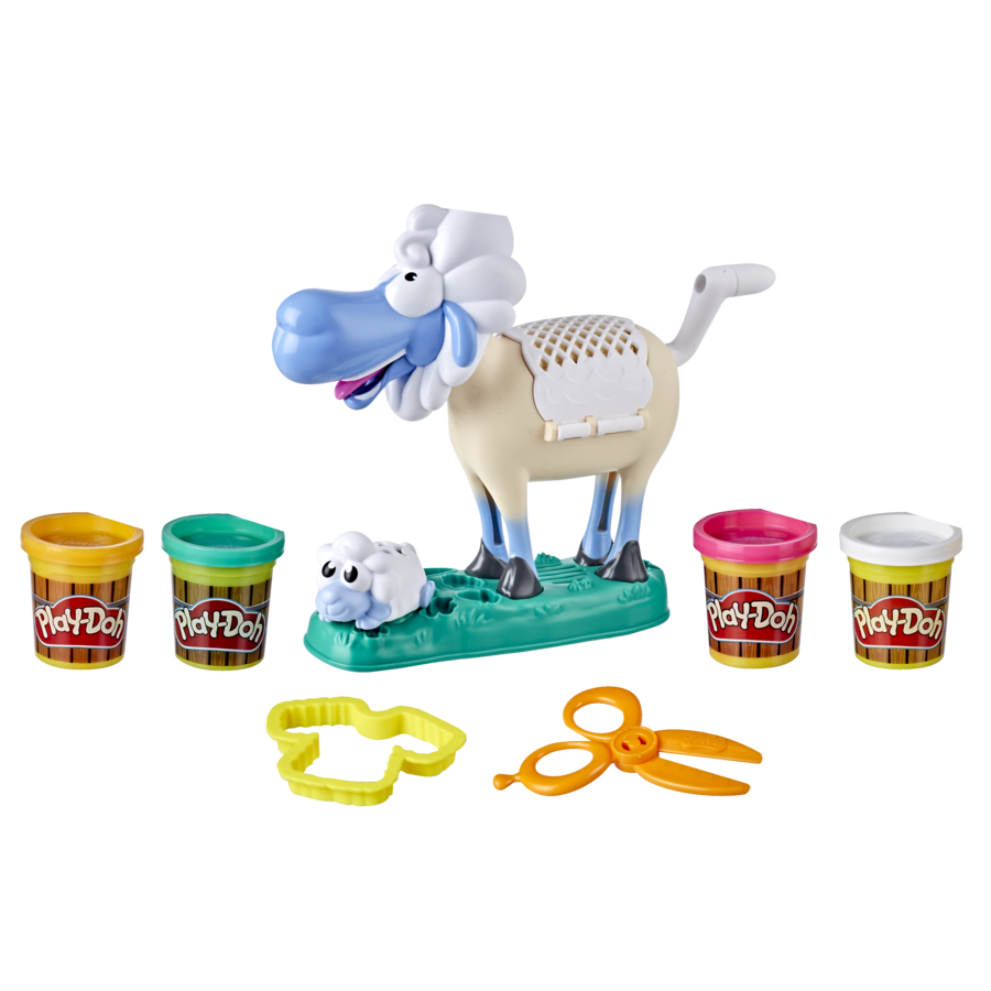 Play Doh Animal Crew Oveja Mariana Crece Lana-1