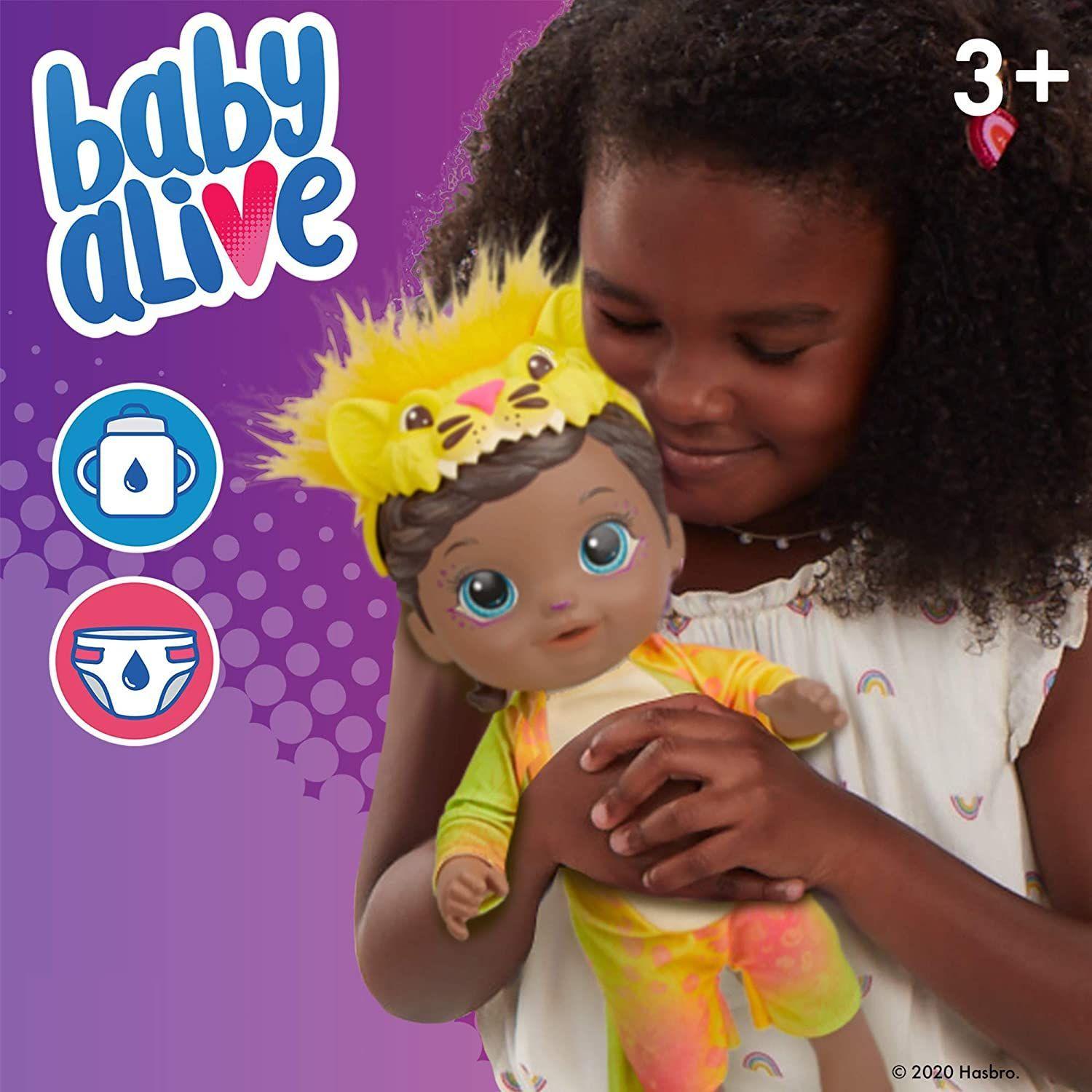 Muñeca Baby Alive Rainbow Wildcats De León-5