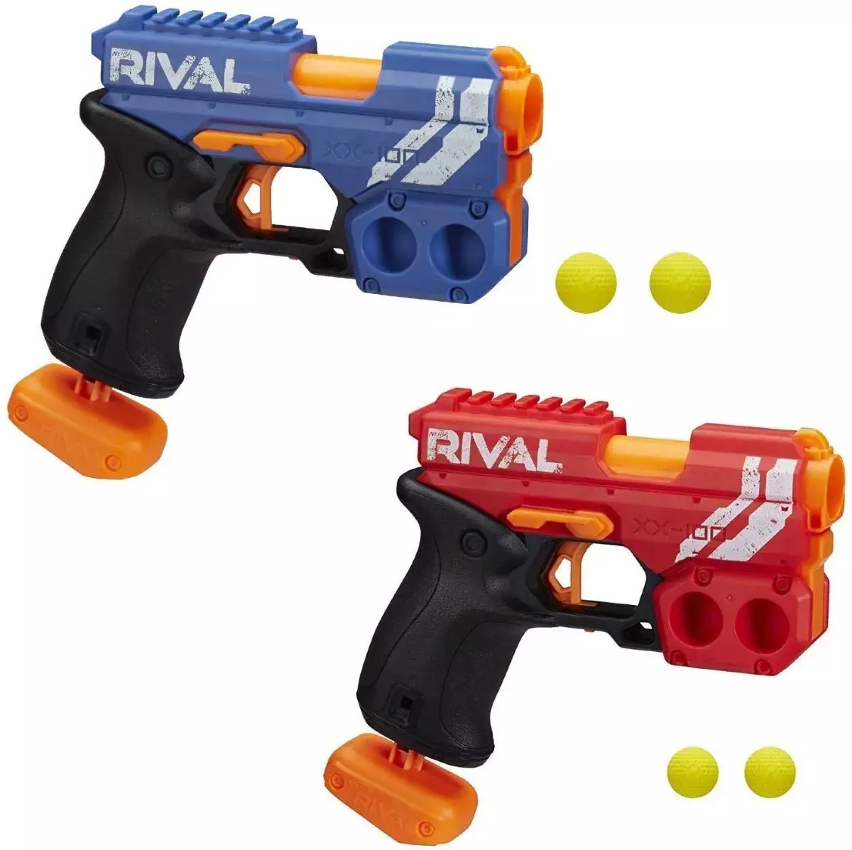 Nerf Rival Knockout Xx-100 Pack Azul Y Rojo-0