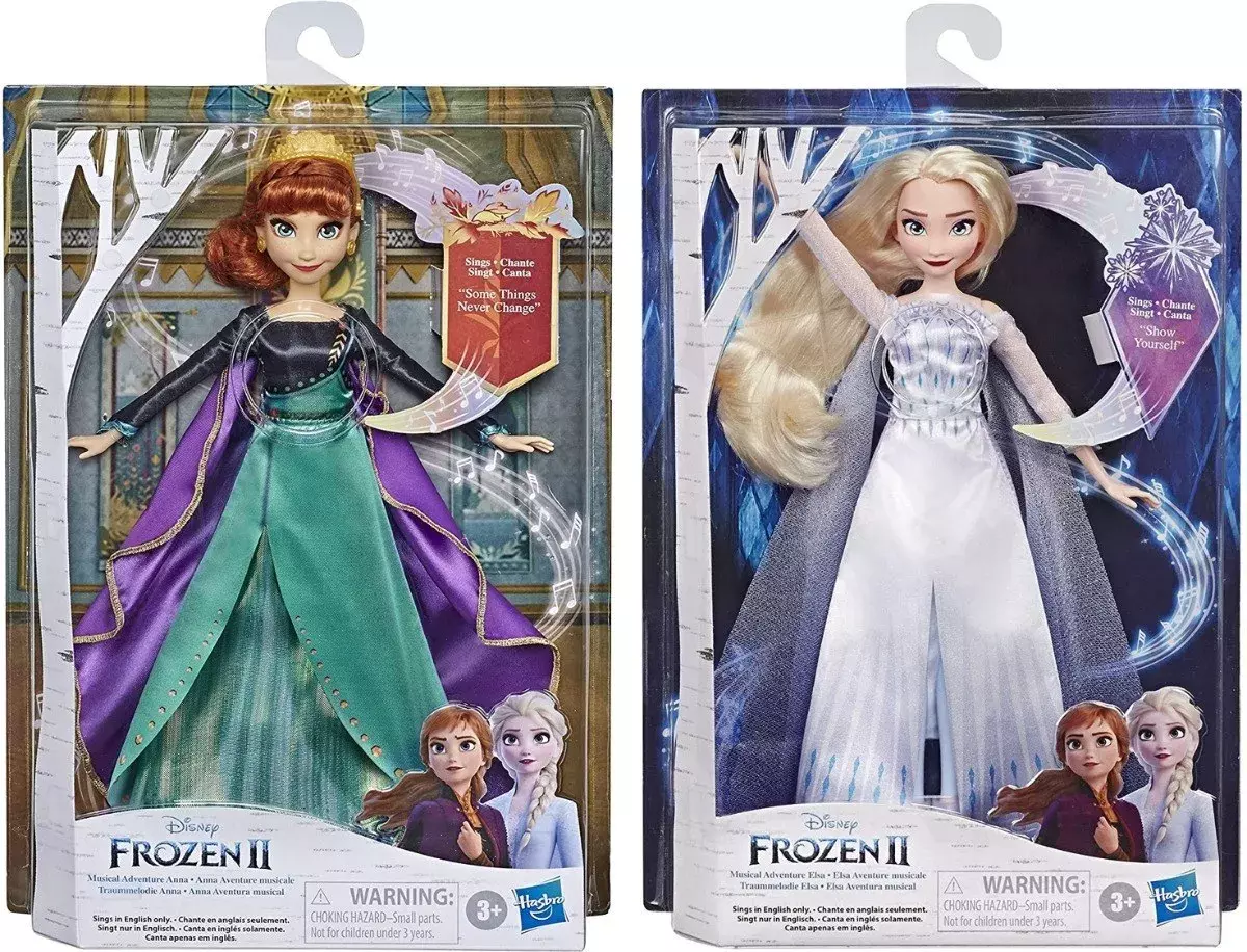 Pack 2 Muñecas Frozen 2 - Elsa Y Anna Musicales -0