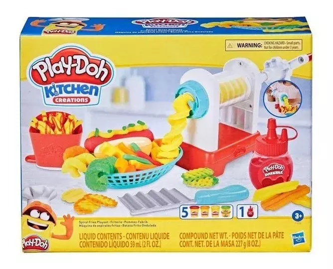 Play Doh Kitchen Maquina Espirales Papitas Fritas / Diverti-0