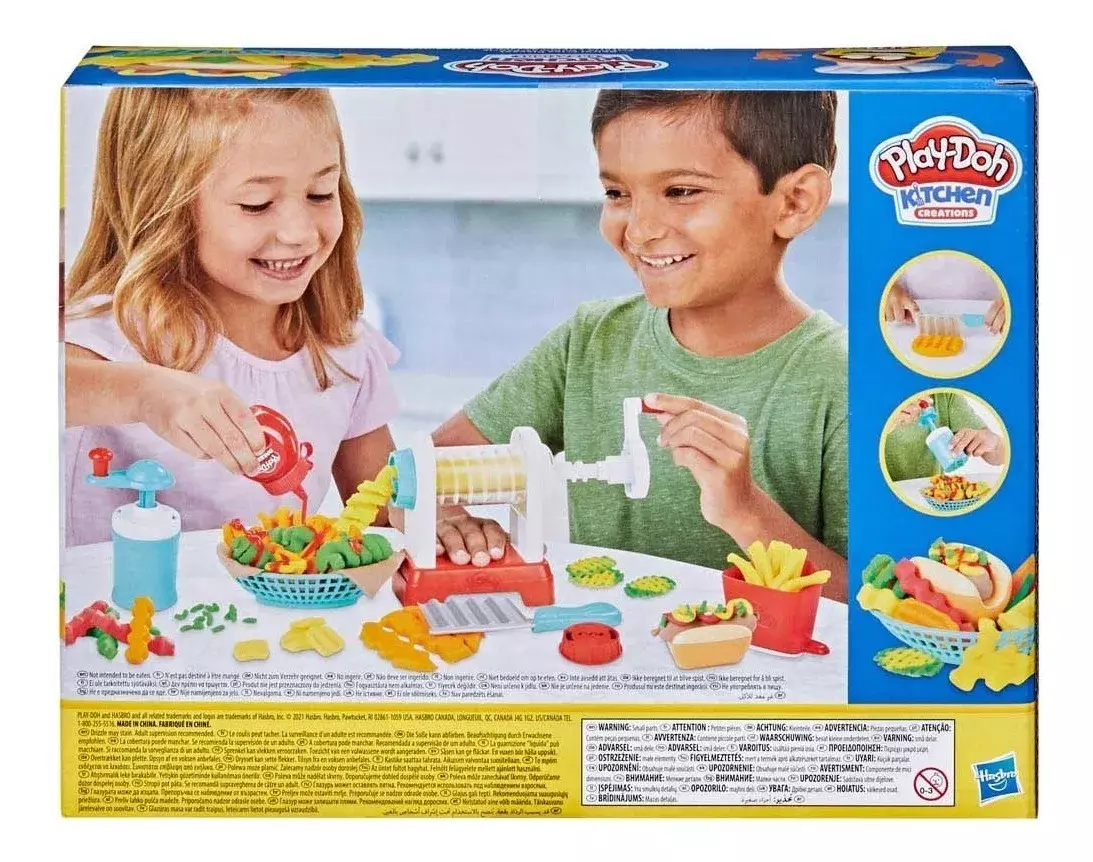 Play Doh Kitchen Maquina Espirales Papitas Fritas / Diverti-3